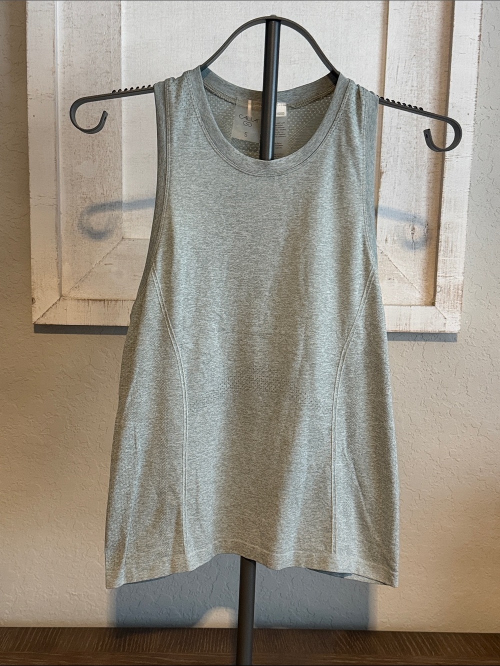 CALIA by Carrie Underwood Heathered Light Green Performance Tank
